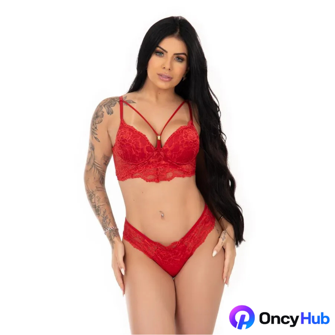Conjunto com Bojo Strappy Paula Patitex