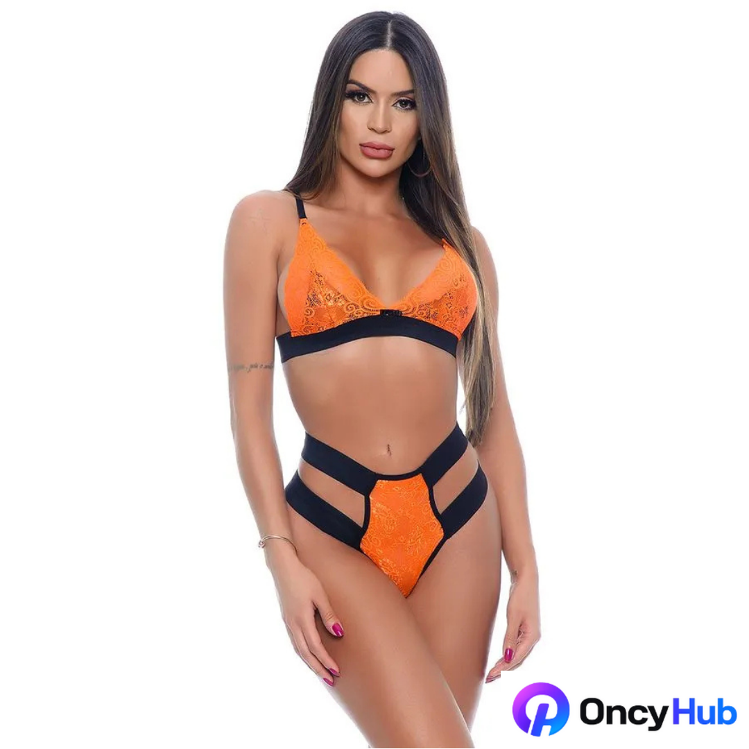 Conjunto Sem Bojo e Elástico Duplo Hot Love
