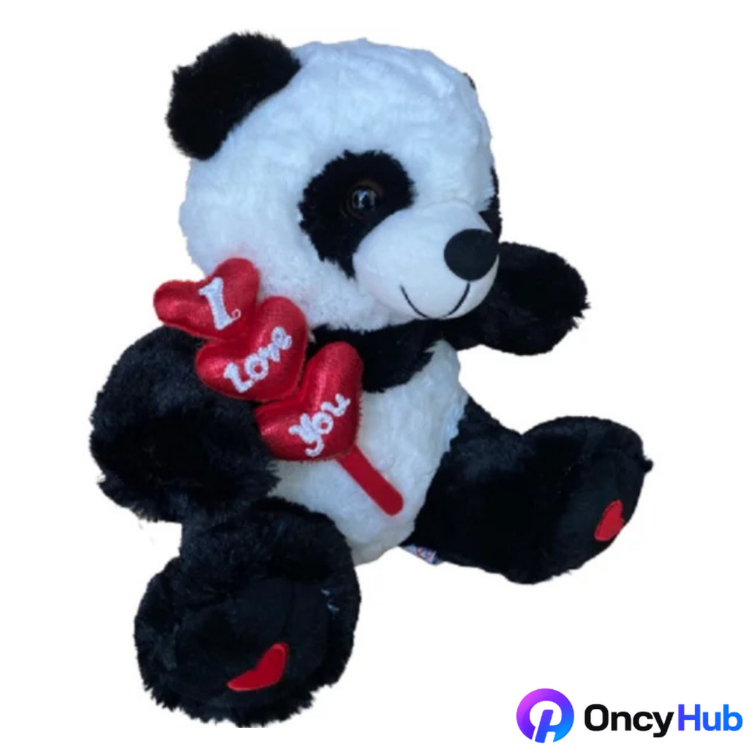Urso Panda de Pelúcia Amor